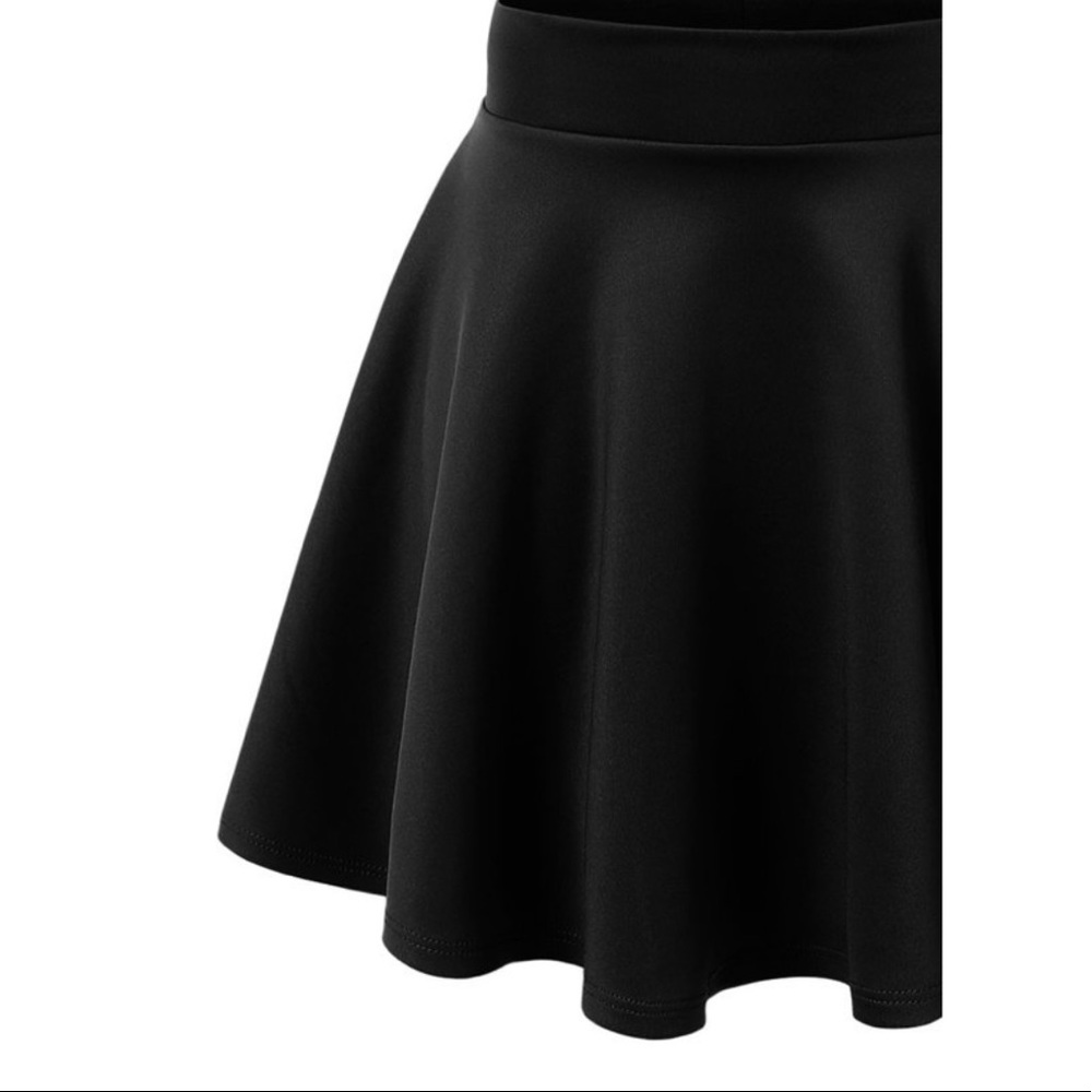 Basic Versatile Stretchy Flare Casual Mini Skater… - image 2